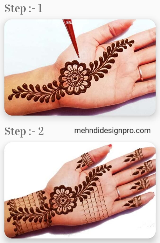 Learn Arabic Design Mehndi (Henna) Step by Step - 1. Basic Shapes & Curves  | Mehndi designs, Henna designs hand, Arabic design