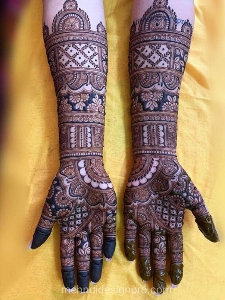 royal front hand mehndi design 70 min