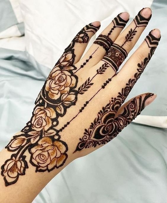 New and Simple Flower Mehndi Design for Hands | Stylish Flower Mehndi Design  | Mehndi Design 2019 - YouTube