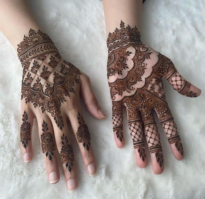 Simple mehndi design