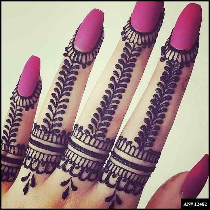 Punjabi Royal Front Hand Mehndi Design