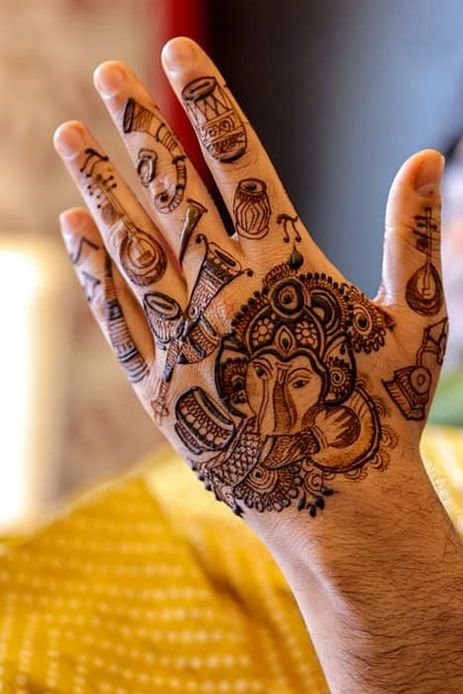 Royal Groom Mehndi Designs