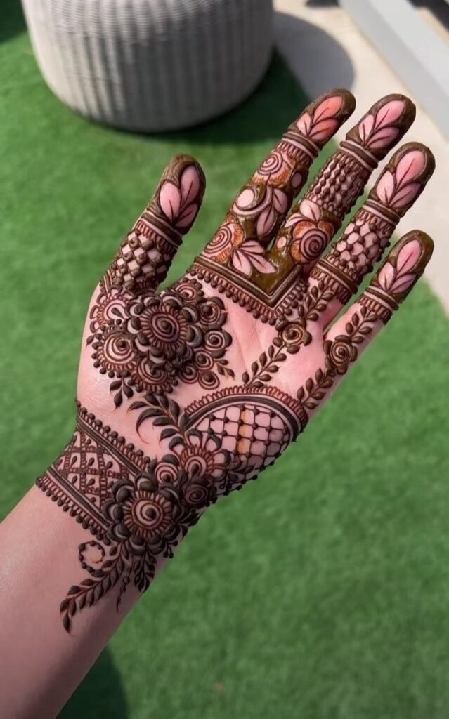 Simple mehndi design