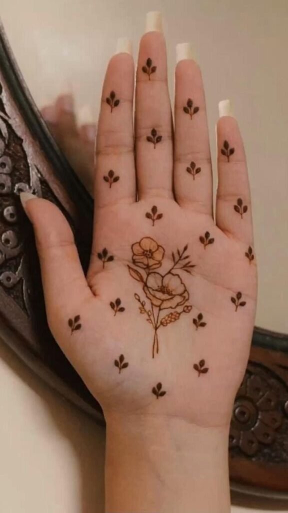 Cute Mehndi Design for Kids