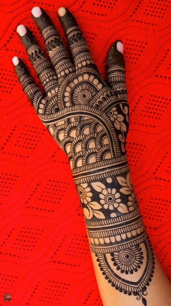 Full Hand Mehndi Design