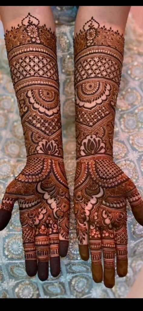 Full Hand Mehndi Design