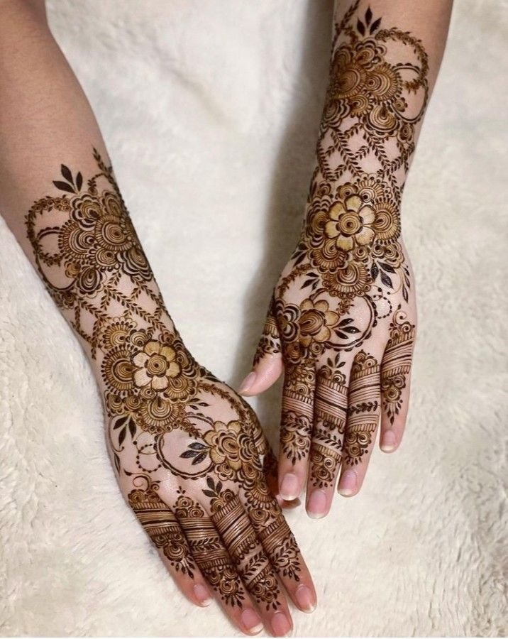 Full Hand Mehndi Design