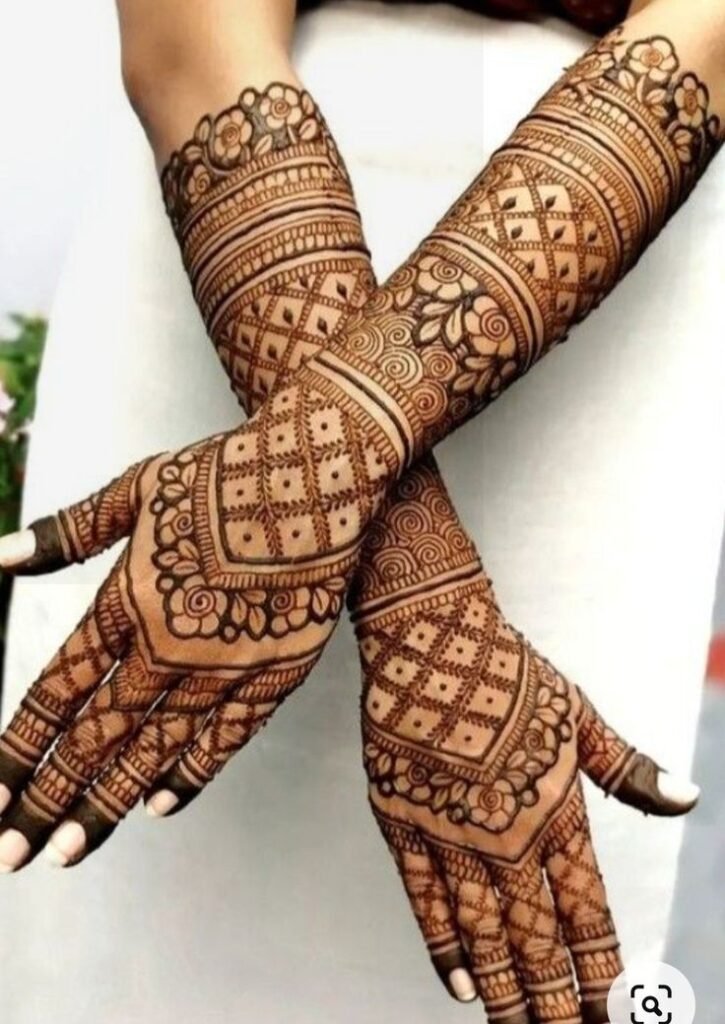 Full Hand Mehndi Design