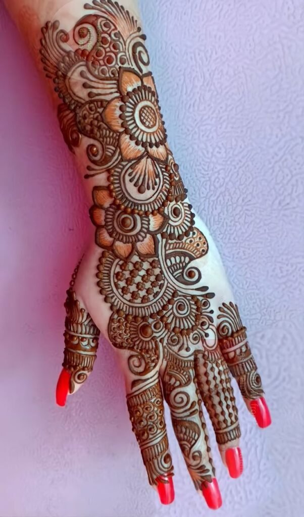 Full Hand Mehndi Design