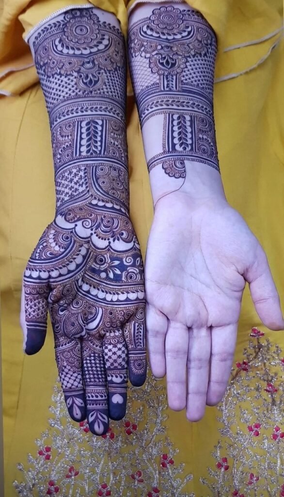 Full Hand Mehndi Design