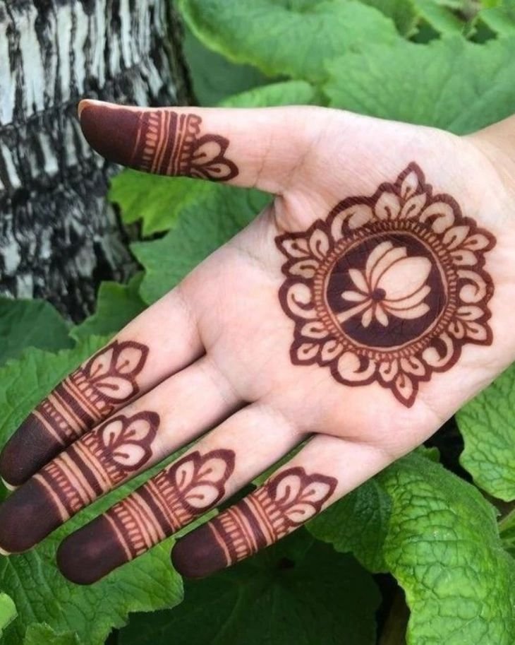 Front Hand Mehndi Design