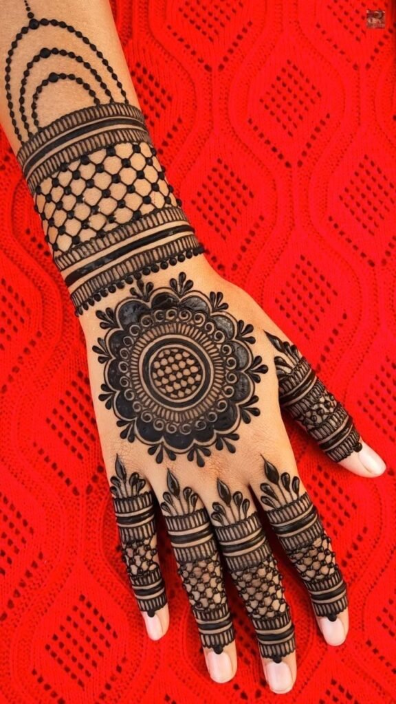 Full Hand Mehndi Design