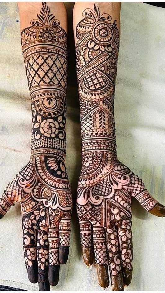 Full Hand Mehndi Design