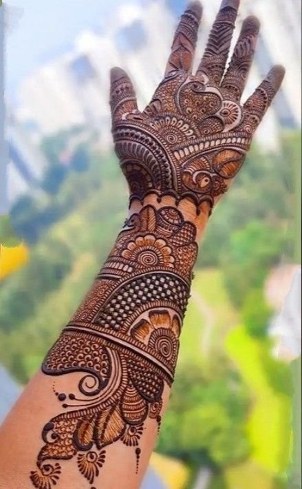 Full Hand Mehndi Design