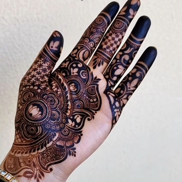 Ring Ceremony Mehndi Designs