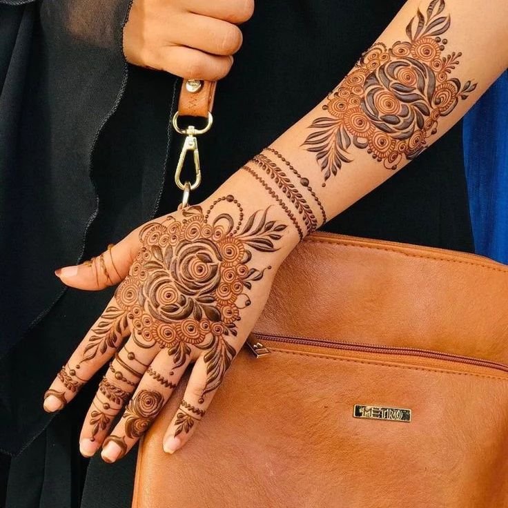 Ring Ceremony Mehndi Designs