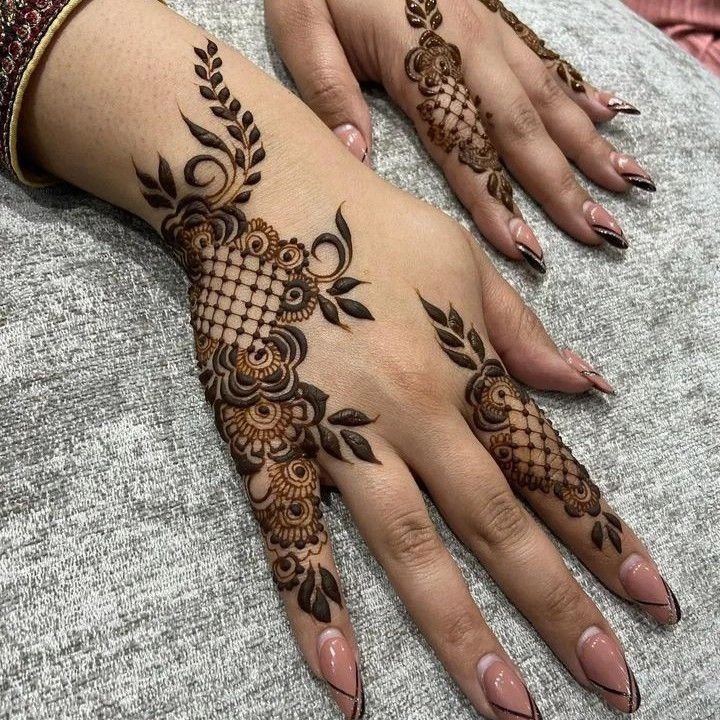 Ring Ceremony Mehndi Designs