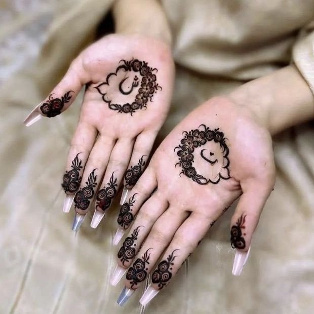 Ring Ceremony Mehndi Designs