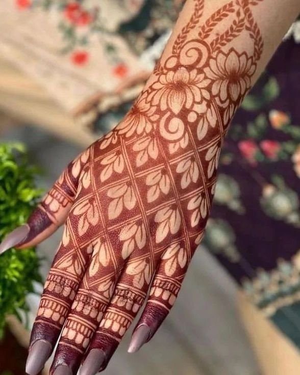 Ring Ceremony Mehndi Designs