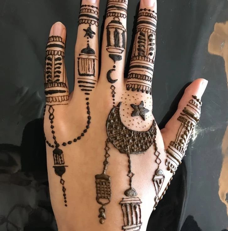 Ring Ceremony Mehndi Designs