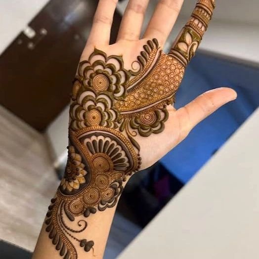 Ring Ceremony Mehndi Designs