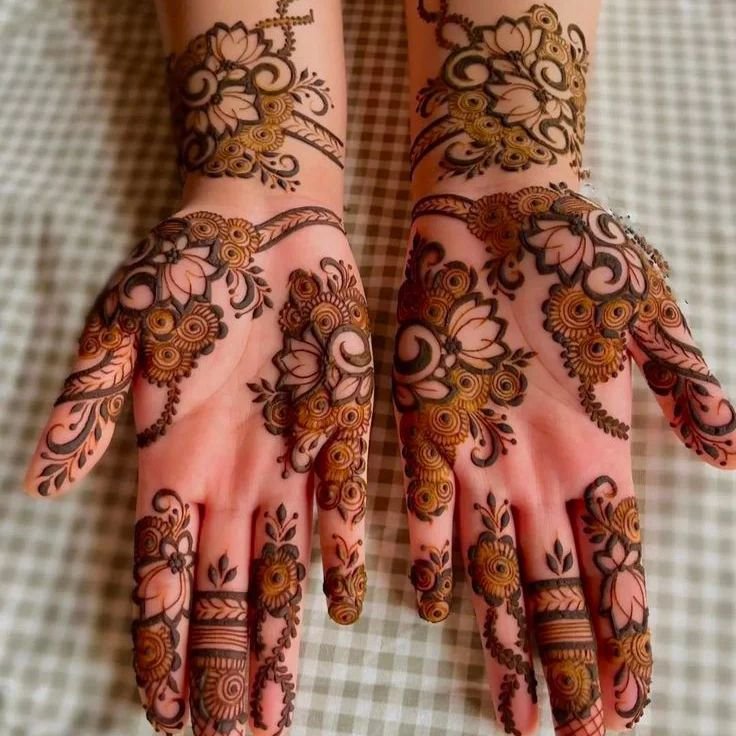 Front Hand Mehndi Design