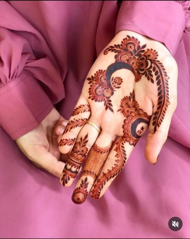 Stylish Back Hand Mehndi Design (स्टाइलिश बैक हैंड मेहंदी डिज़ाइन): A ...