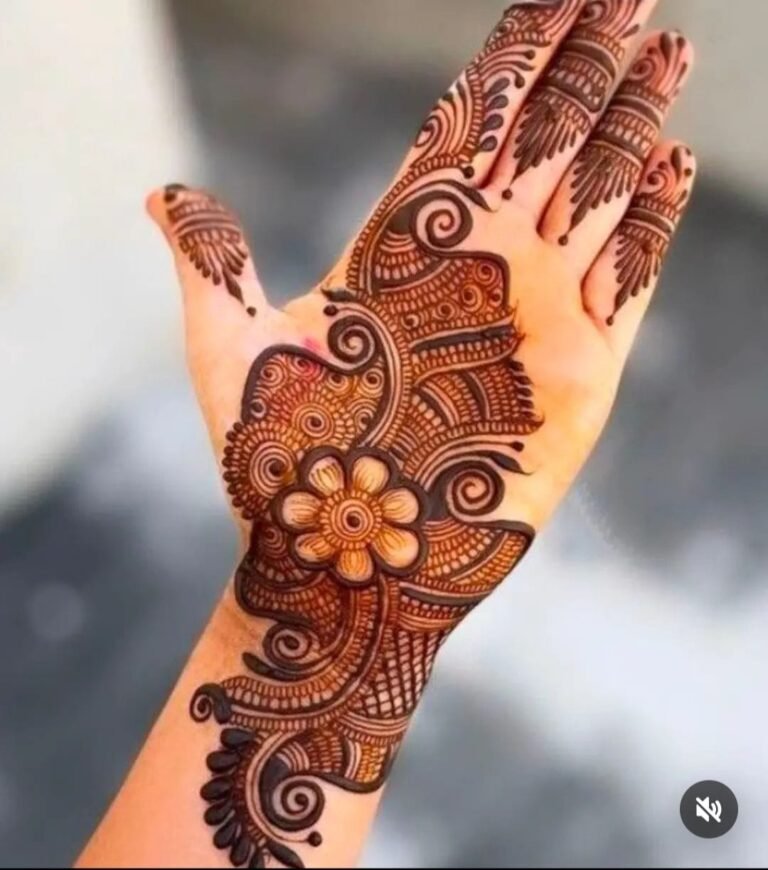 Stylish Back Hand Mehndi Design (स्टाइलिश बैक हैंड मेहंदी डिज़ाइन): A ...