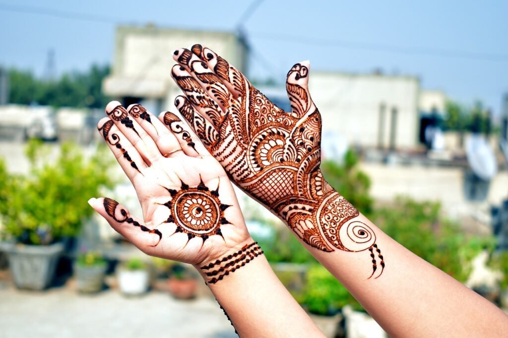 Stylish Full Hand Mehndi Design