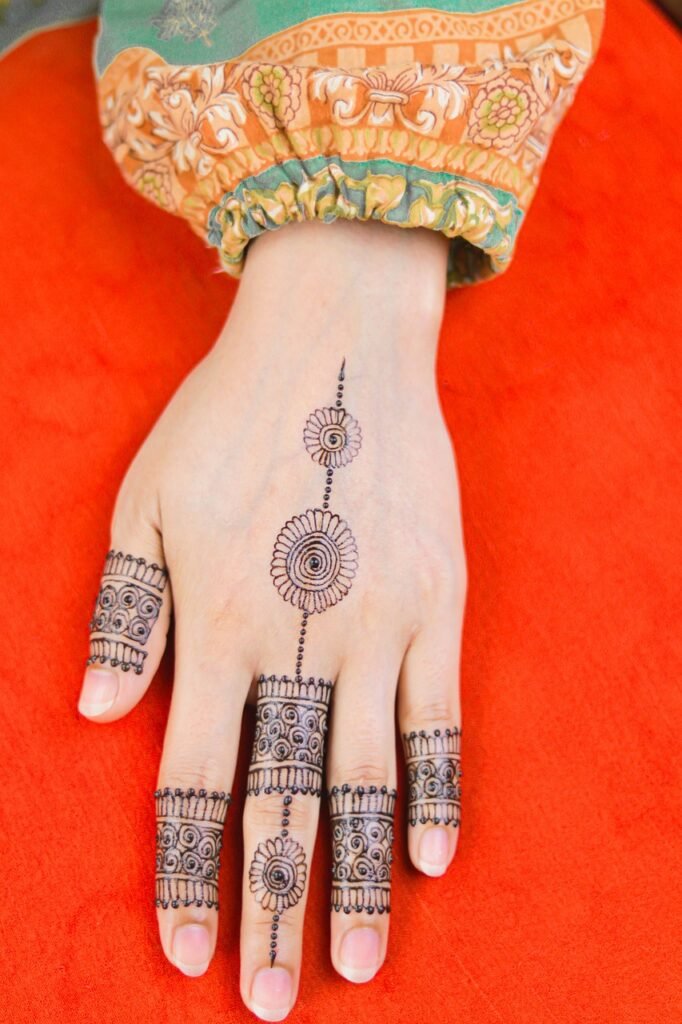 Stylish Full Hand Mehndi Design