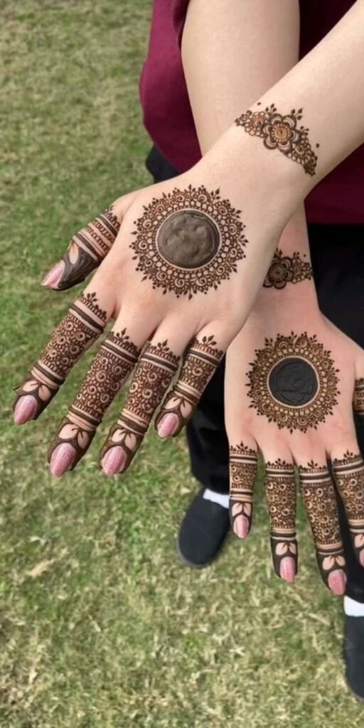 Stylish Back Hand Mehndi Design (स्टाइलिश बैक हैंड मेहंदी डिज़ाइन)